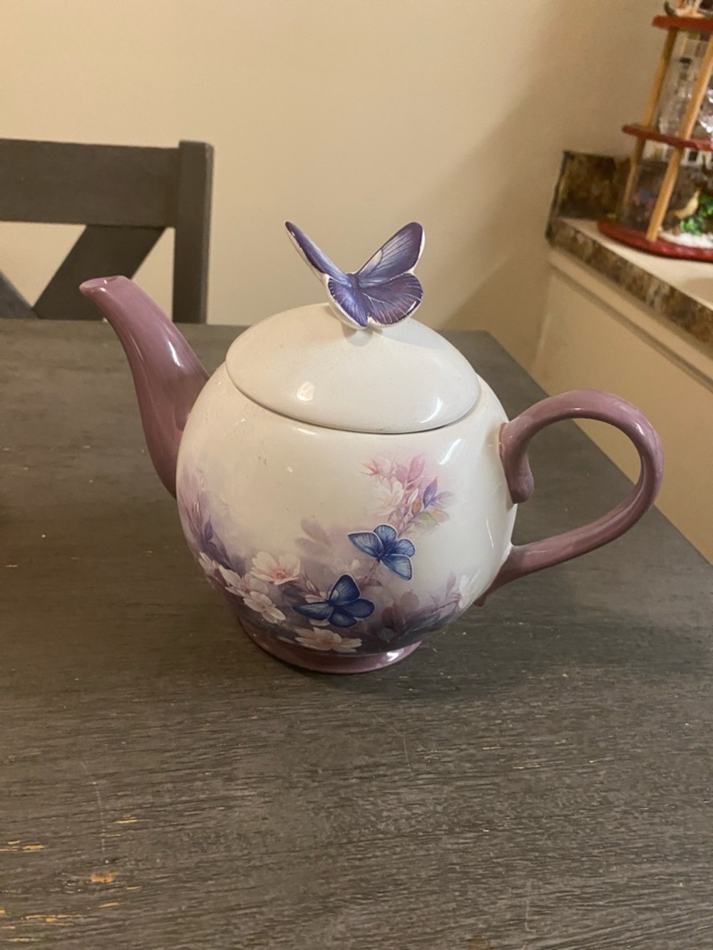 Butterfly Floral Teapot by Lena Liu for Teleflora